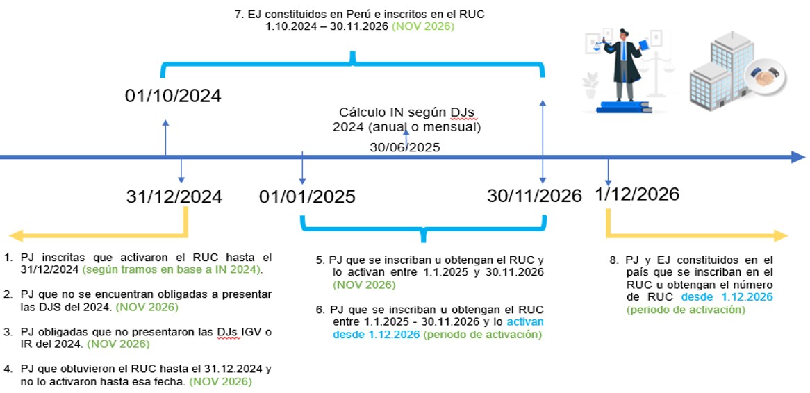 PJ constituidos en el Perú
