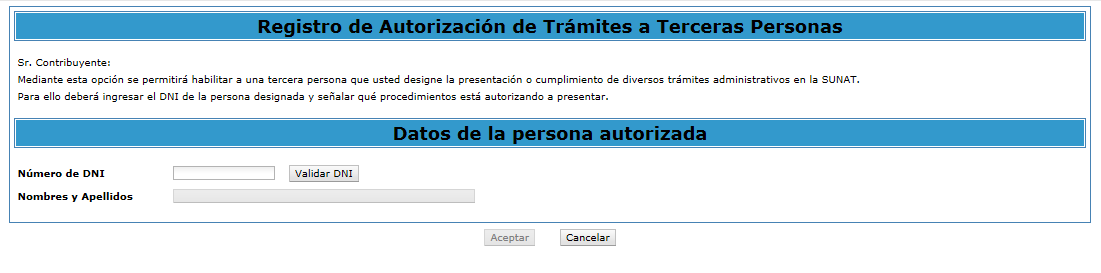 registro autorizacion
